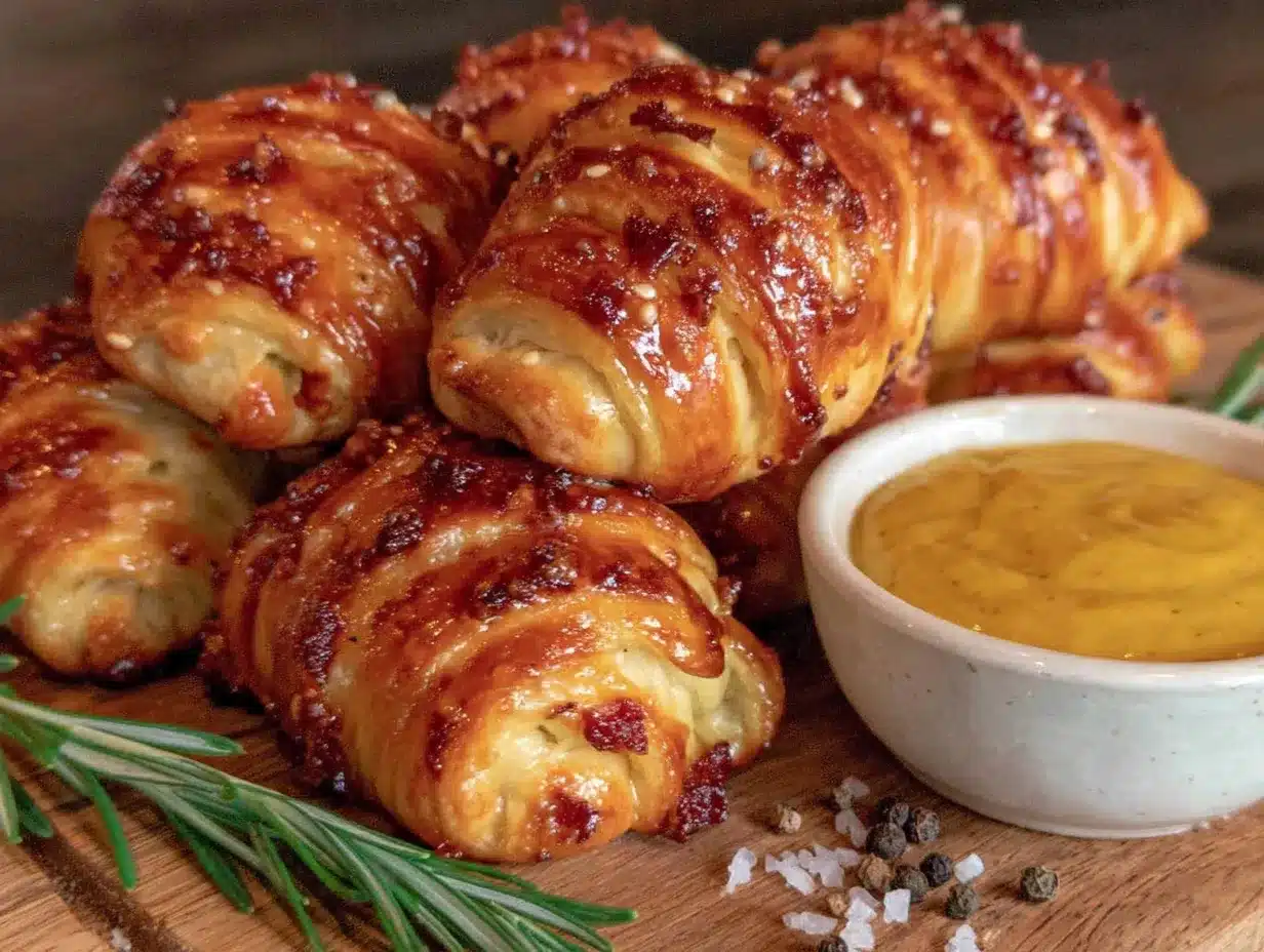 mummy pigs in a blanket preparation steps