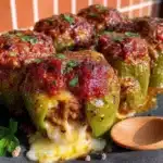 mummy stuffed peppers - featured image