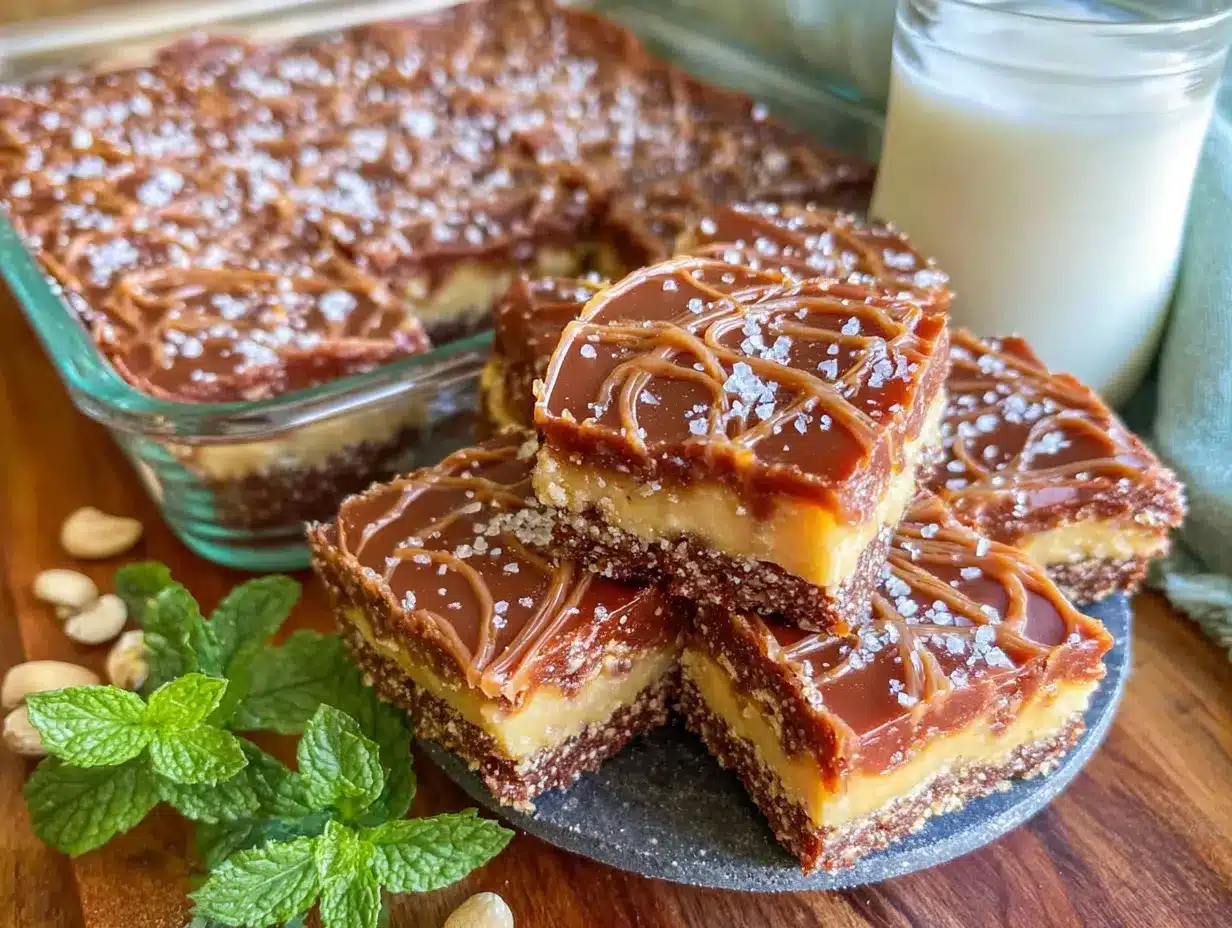 no-bake peanut butter spiderweb bars preparation steps