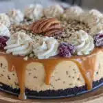 no-bake Thanksgiving cookie cake - featured image