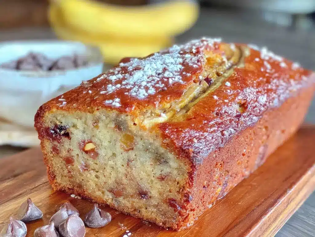 one bowl banana bread - featured image