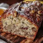 one bowl banana bread with walnuts - featured image
