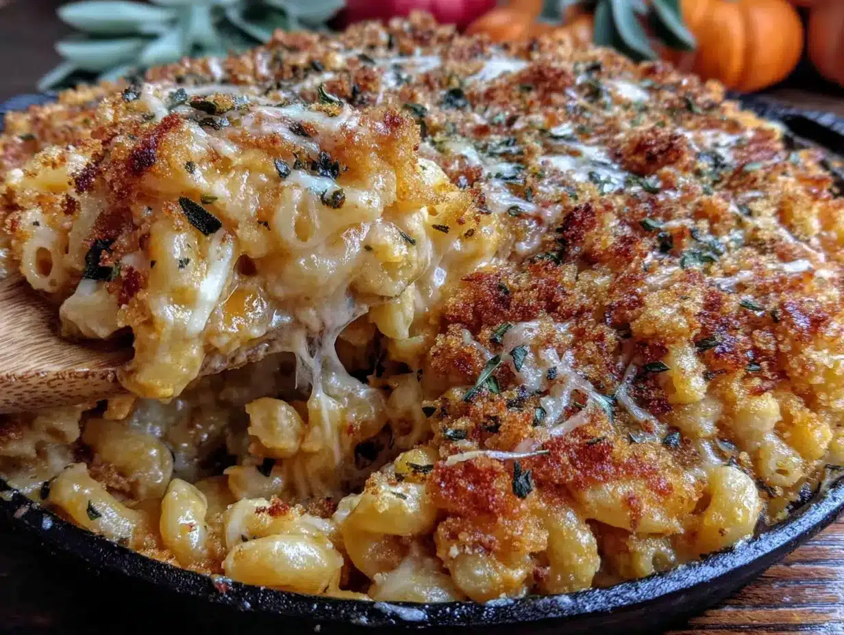 one pot butternut squash mac and cheese preparation steps