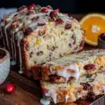 orange cranberry quick bread - featured image