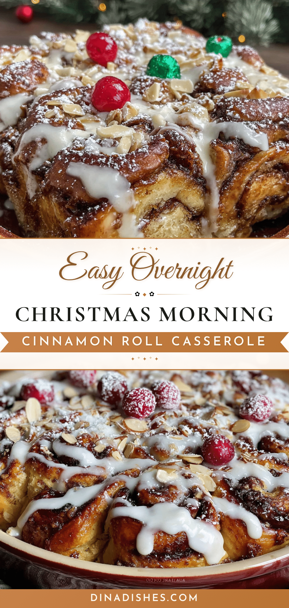 overnight cinnamon roll casserole recipe