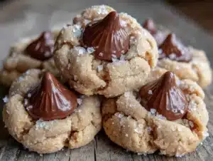 peanut butter blossom cookies - featured image