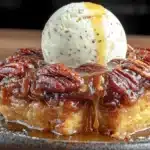 pecan pie cobbler - featured image