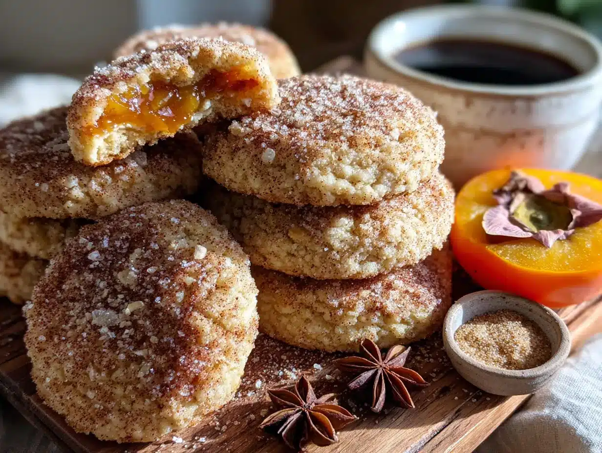 persimmon snickerdoodle cookies preparation steps