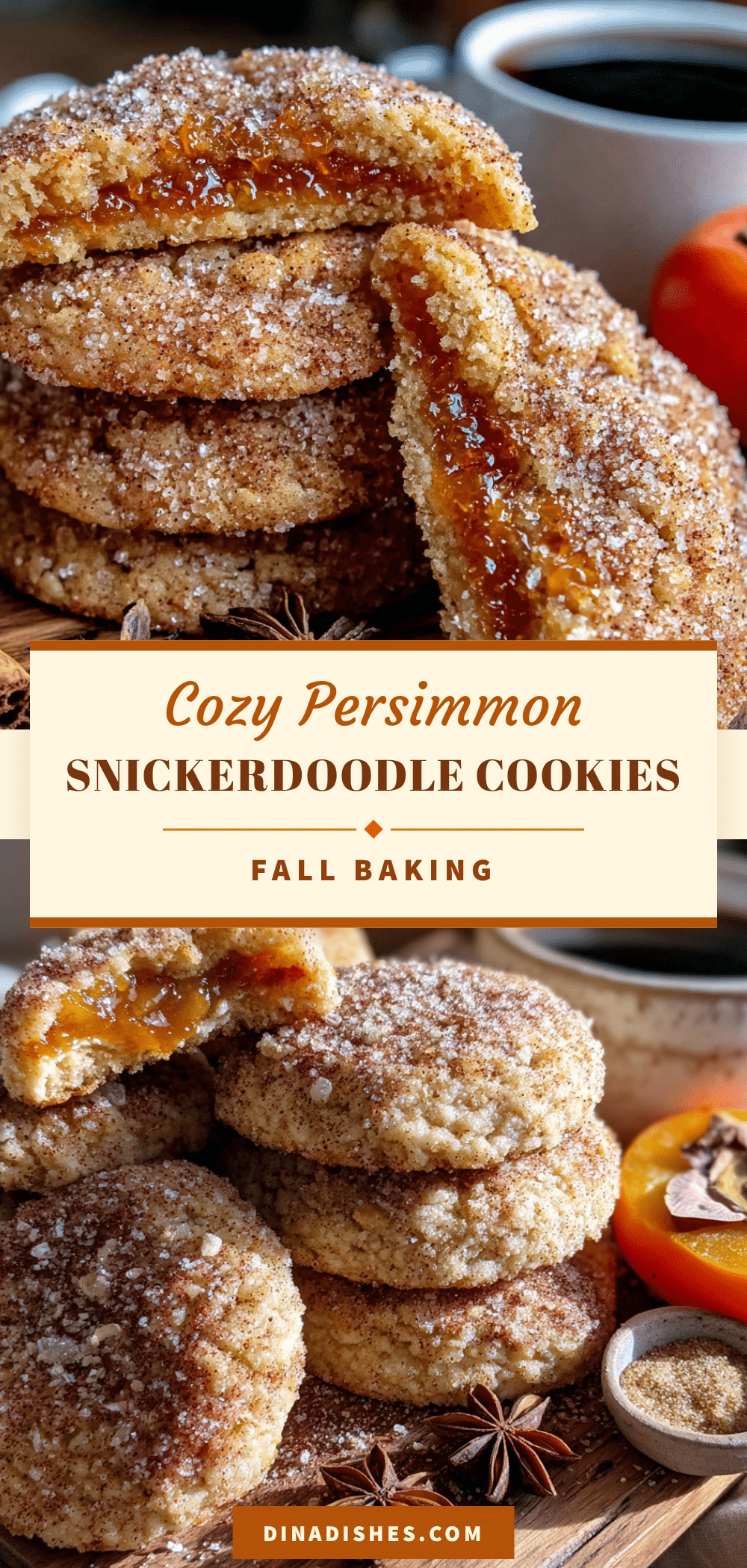 persimmon snickerdoodle cookies recipe