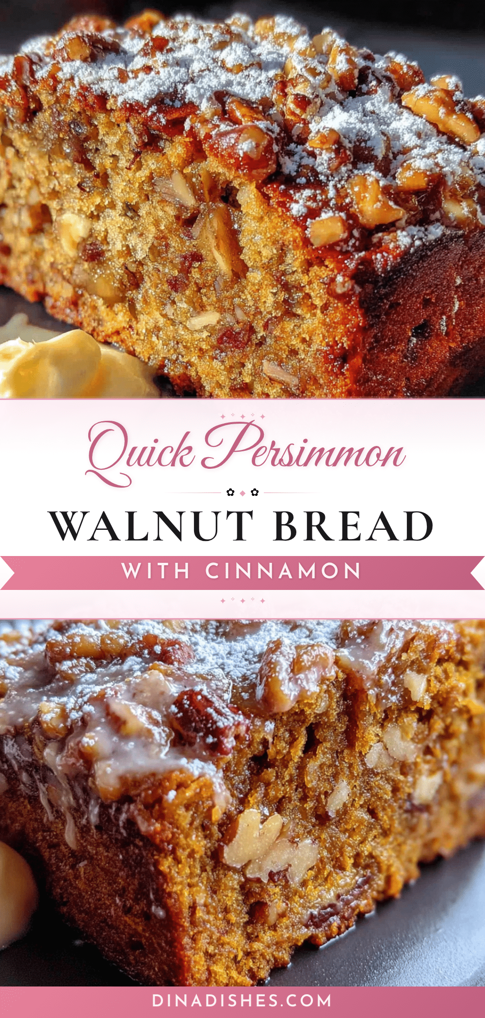 persimmon walnut bread recipe