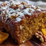 persimmon walnut cinnamon bread - featured image