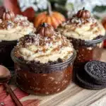 pumpkin patch dirt pudding cups - featured image