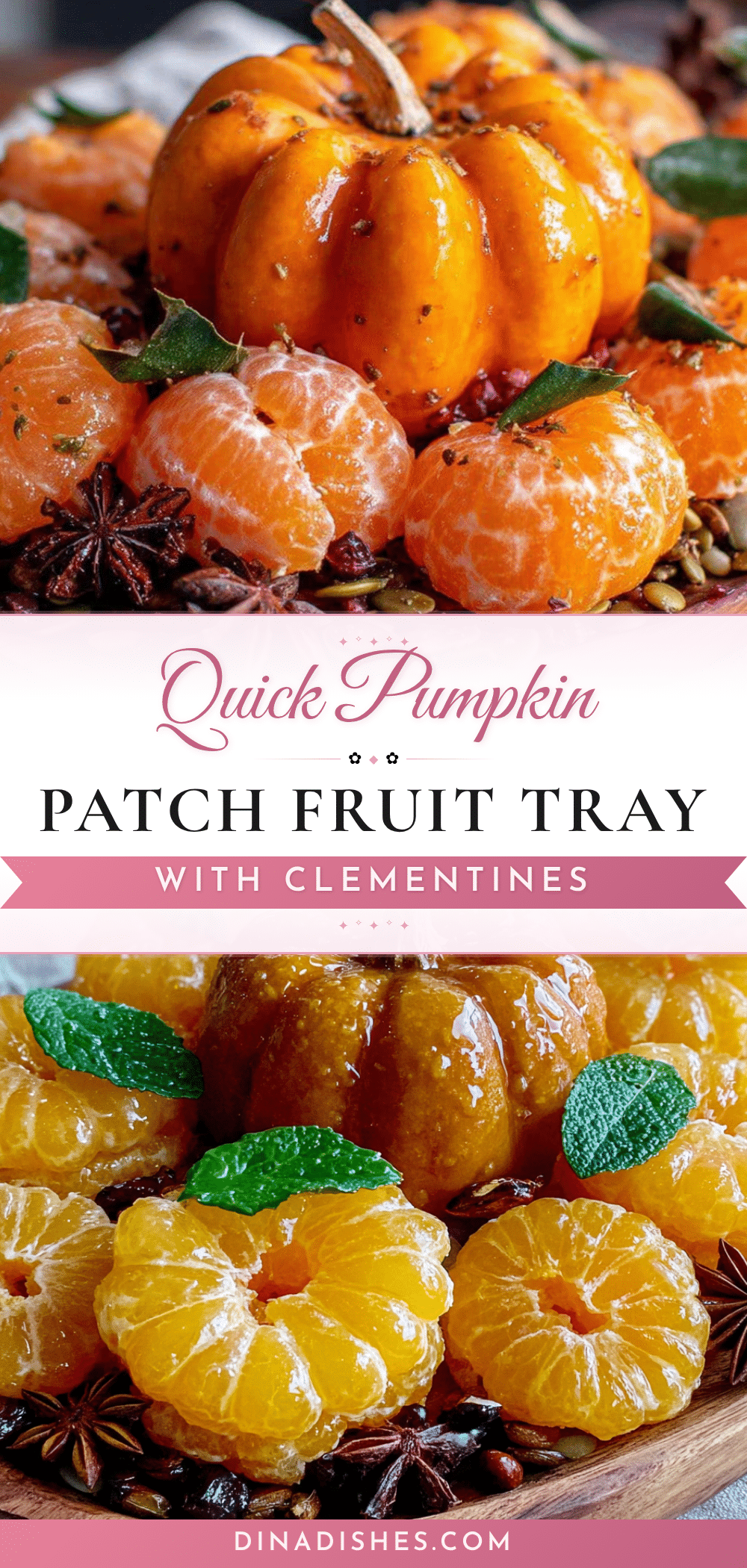 pumpkin patch fruit tray recipe
