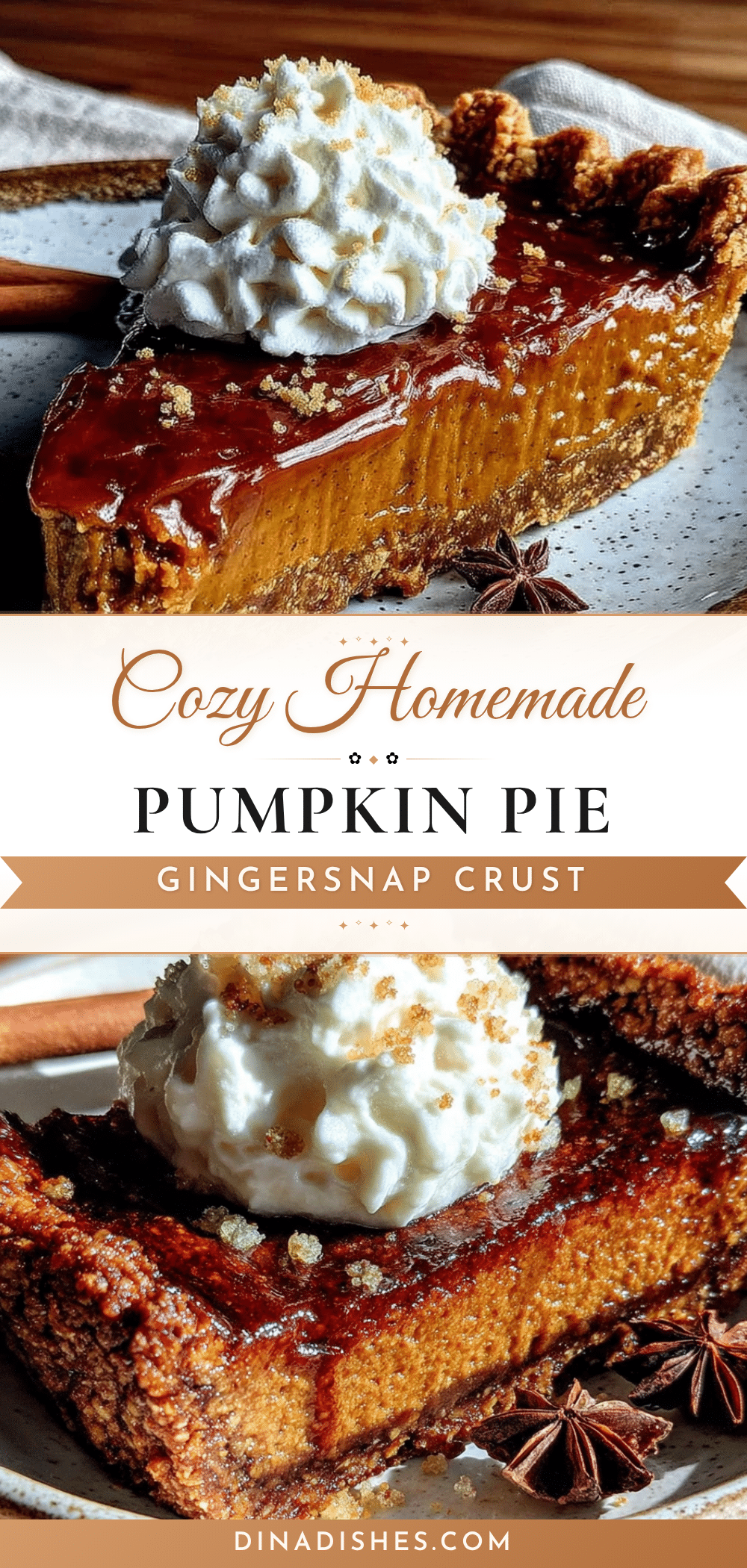 pumpkin pie with gingersnap crust recipe
