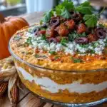 pumpkin taco dip - featured image