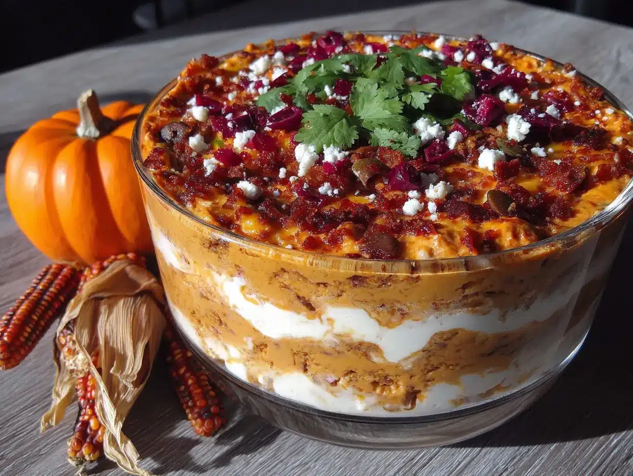 pumpkin taco dip preparation steps