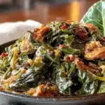 quick collard greens smoked turkey - featured image