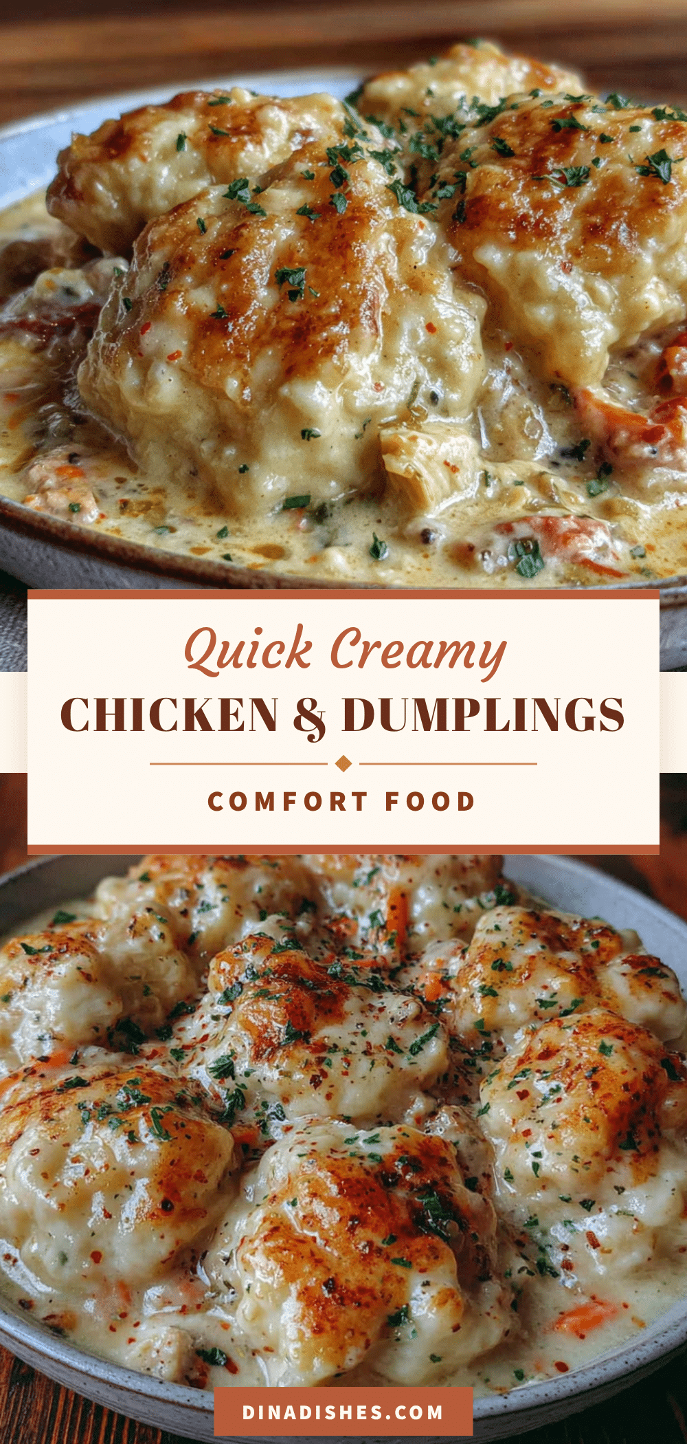 quick creamy chicken and dumplings recipe