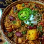 quick healthy turkey chili - featured image