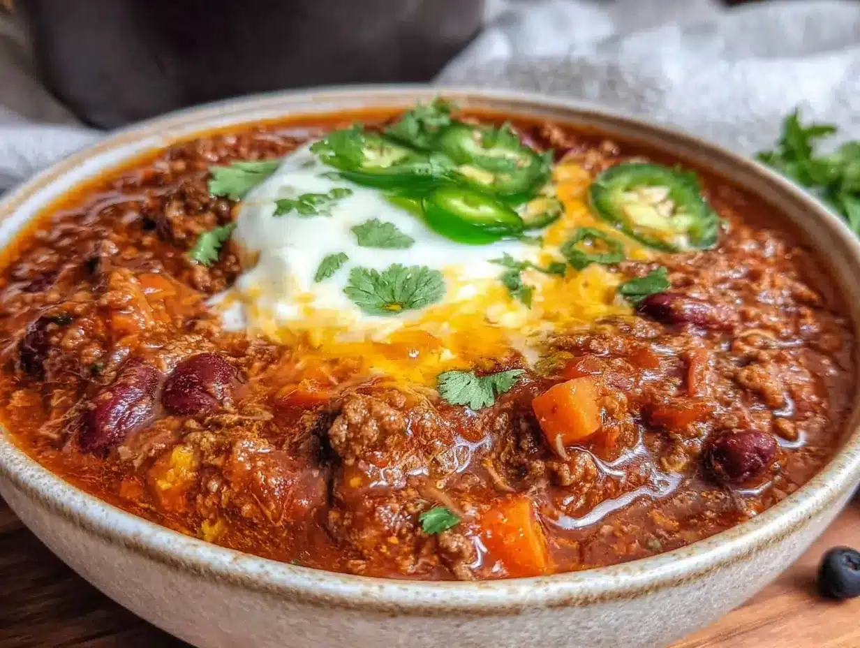 quick healthy turkey chili preparation steps