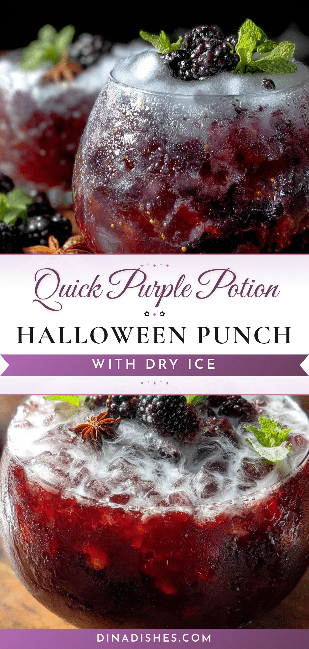Quick Purple Potion Halloween Punch recipe