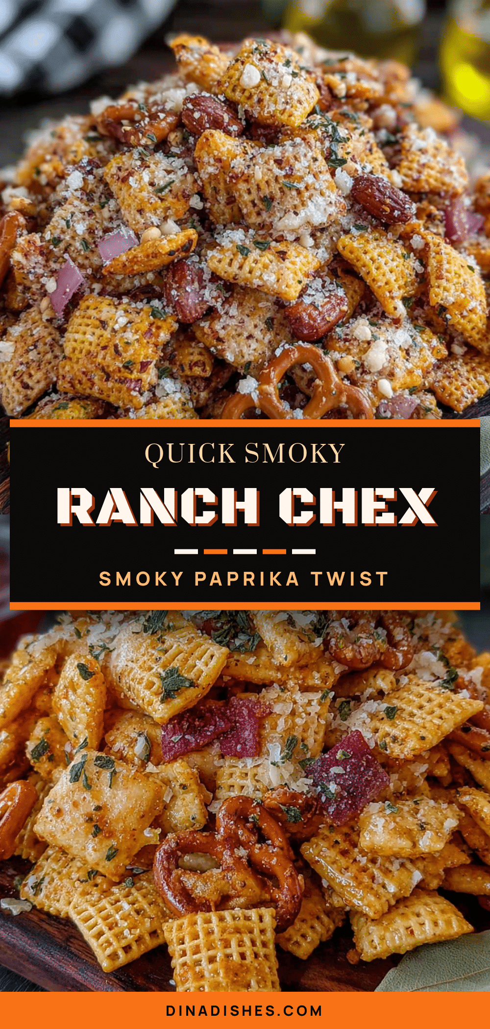 Quick Smoky Ranch Chex Mix recipe