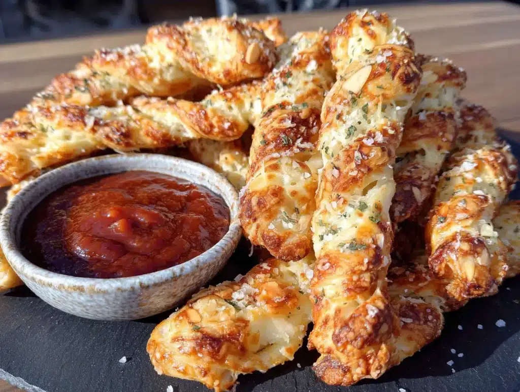 quick spooky cheese straws - featured image