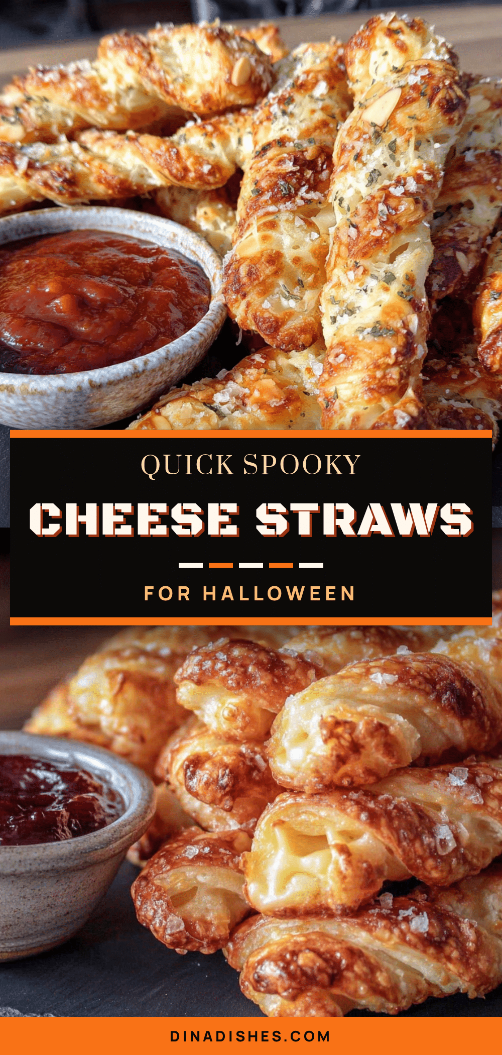 quick spooky cheese straws recipe