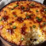 quick sweet corn casserole with jalapeño & cheddar - featured image