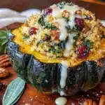 quinoa stuffed acorn squash - featured image