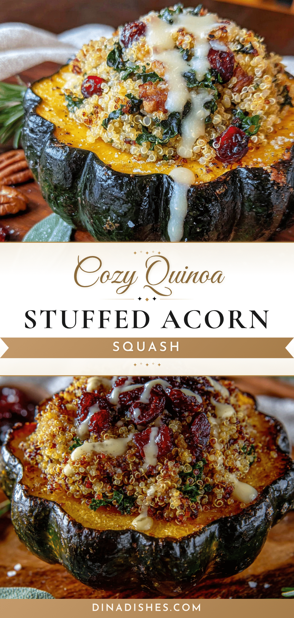 quinoa stuffed acorn squash recipe