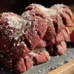 red velvet heart crinkle cookies - featured image