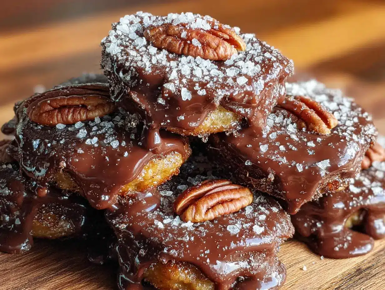 Rolo pretzel bites preparation steps