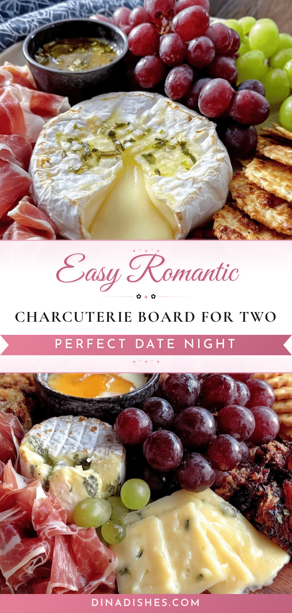 romantic charcuterie board for two recipe