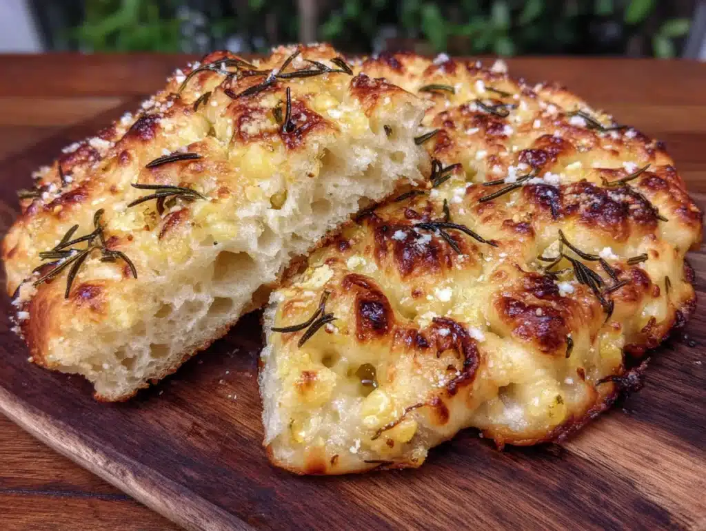 Rosemary Parmesan Sourdough Focaccia - featured image