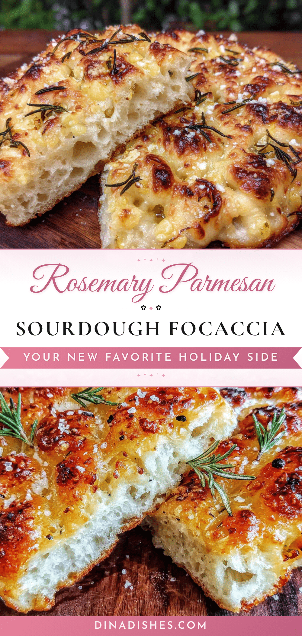 Rosemary Parmesan Sourdough Focaccia recipe