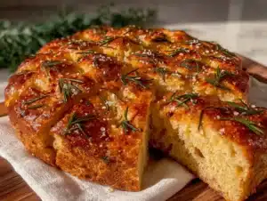 rosemary sourdough focaccia - featured image