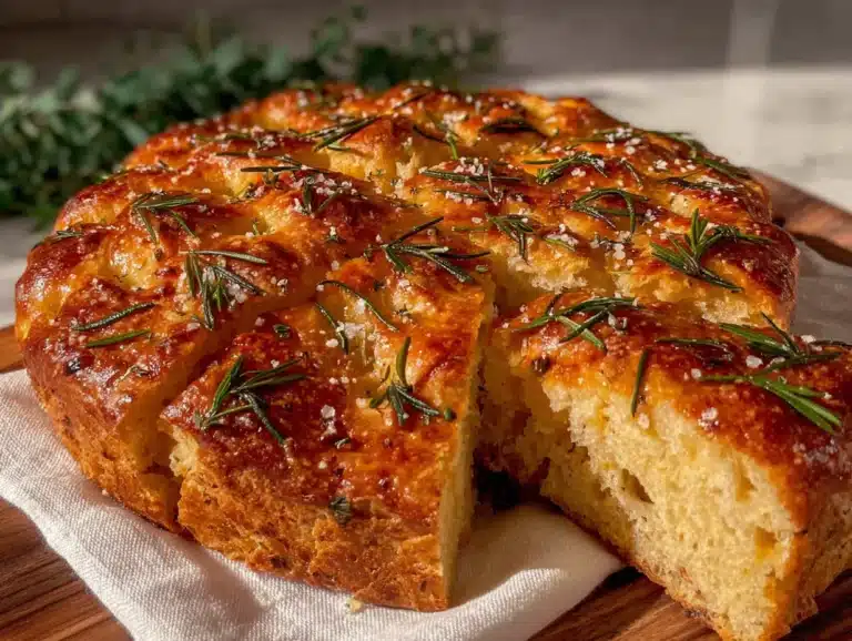 rosemary sourdough focaccia - featured image