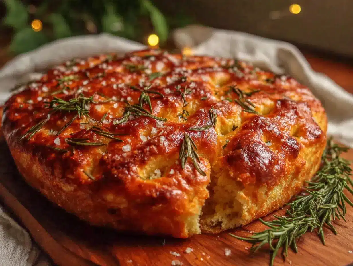 rosemary sourdough focaccia preparation steps