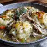 slow cooker chicken and dumplings - featured image