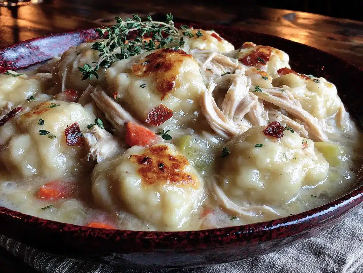 slow cooker chicken and dumplings preparation steps