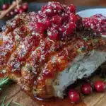 slow cooker cranberry orange turkey breast - featured image