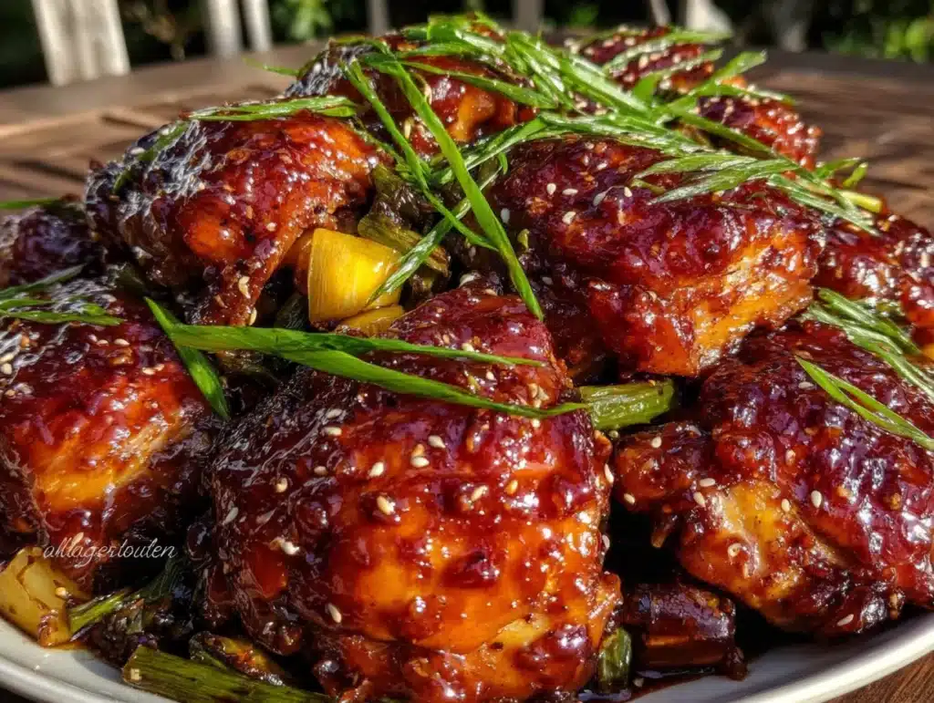 Slow cooker honey garlic chicken - featured image