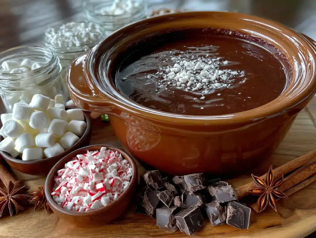 slow cooker hot cocoa bar - featured image