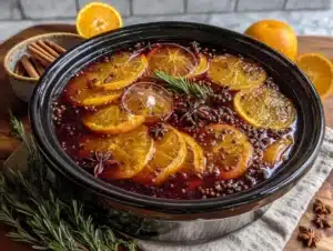 slow cooker spiced wassail - featured image