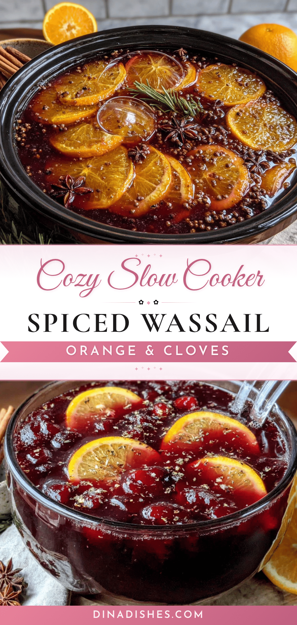 slow cooker spiced wassail recipe