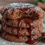 soft gingerbread cookies with molasses icing - featured image