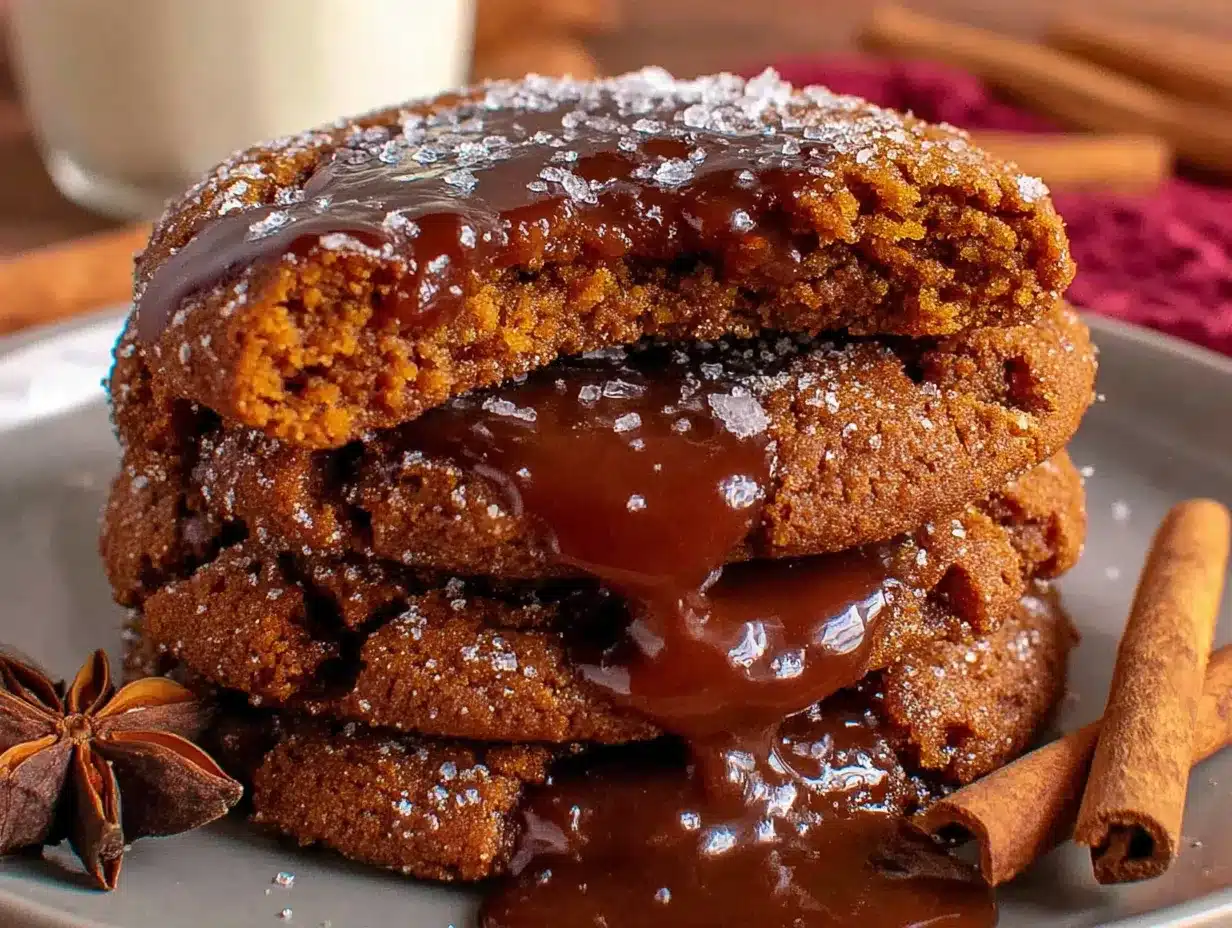 soft gingerbread cookies with molasses icing preparation steps