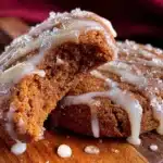soft iced gingerbread cookies - featured image