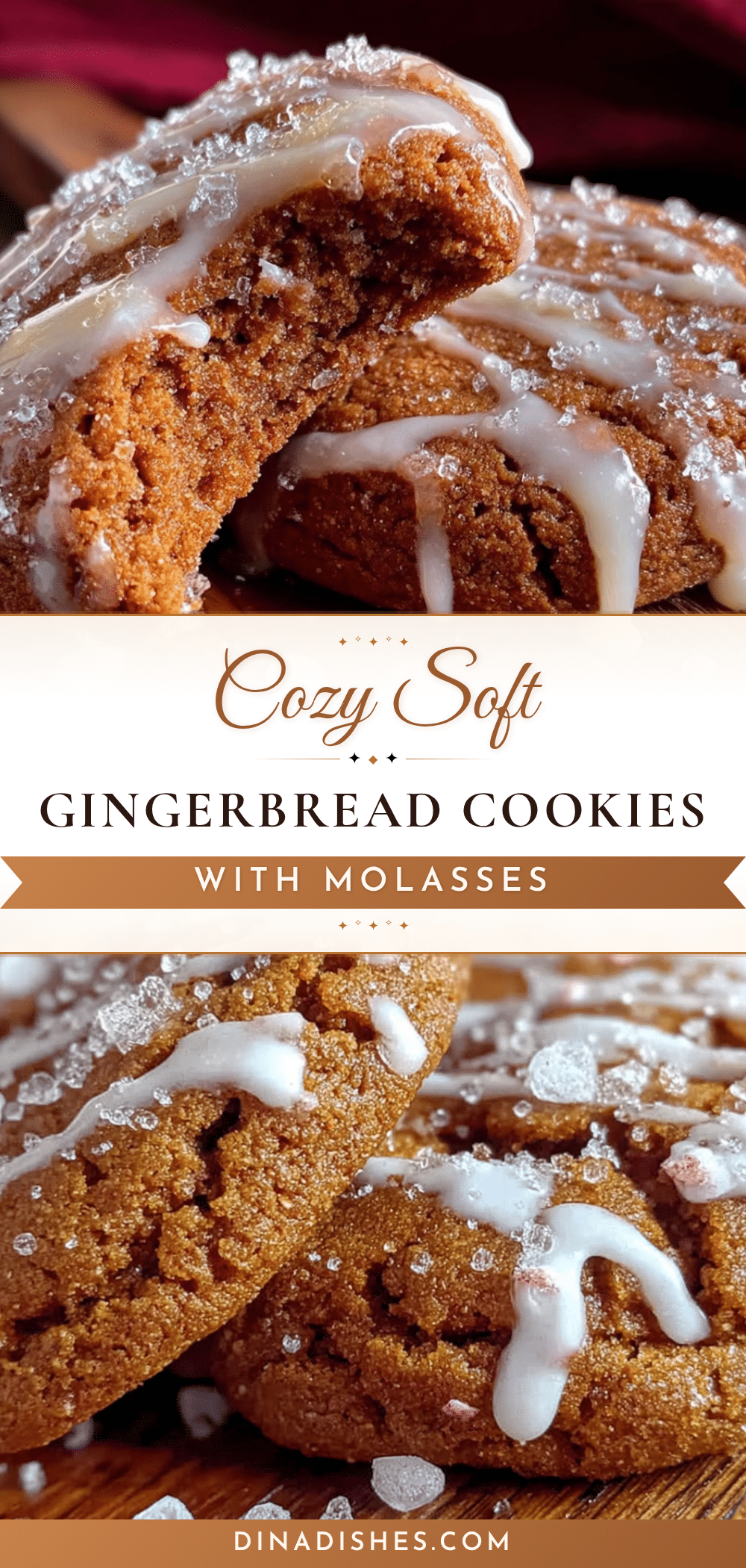 soft iced gingerbread cookies recipe